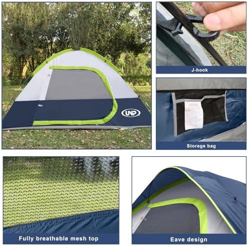 Four Person Waterproof Family Dome Tent — photo 4