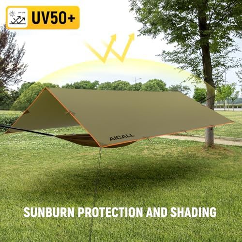 Mud green waterproof survival camping tarp — photo 5