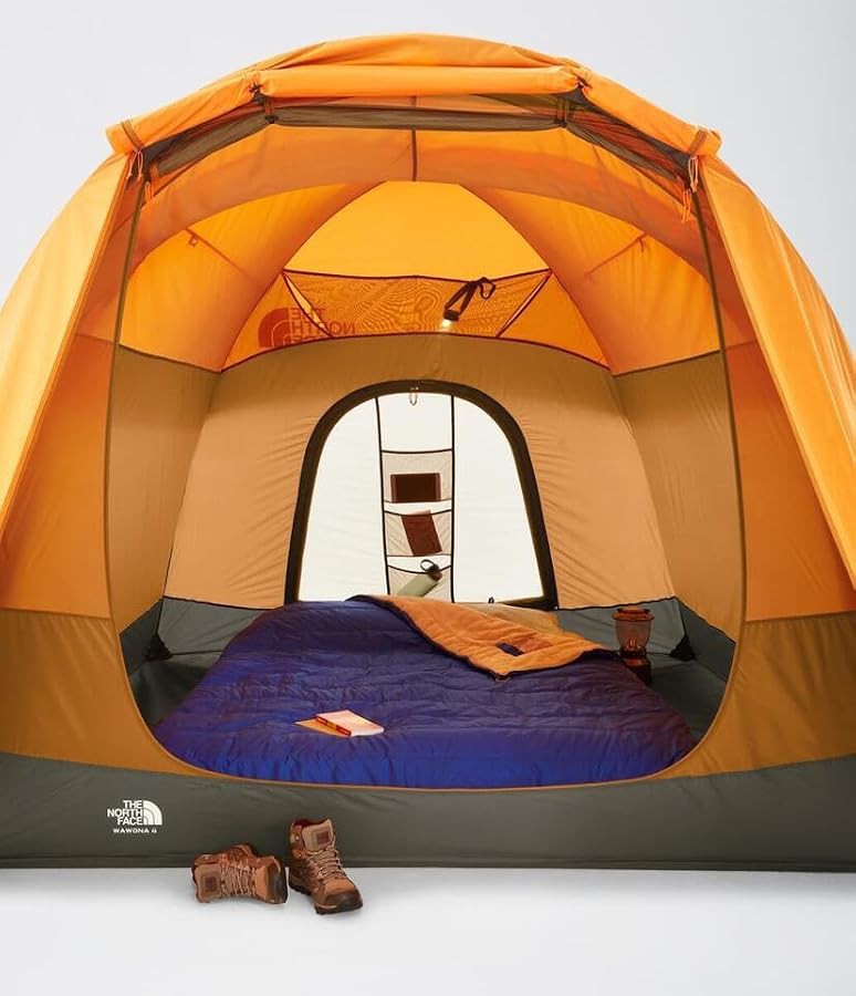 Wawona four person camping tent orange — photo 5