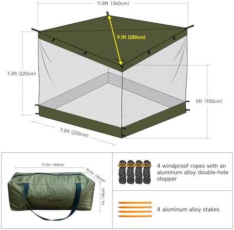 Lightweight Hammock Screen House with Mesh — photo 5