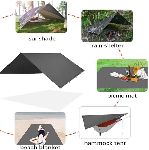 Survival Shelter and Sunshade Picnic Tarp — photo 3