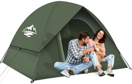 Waterproof backpacking tent for four people