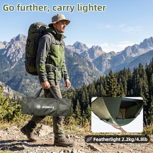 Green Two Person Waterproof Backpacking Tent — photo 5