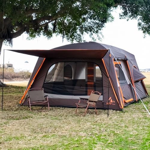 Twelve person cabin tent with bay windows — photo 4