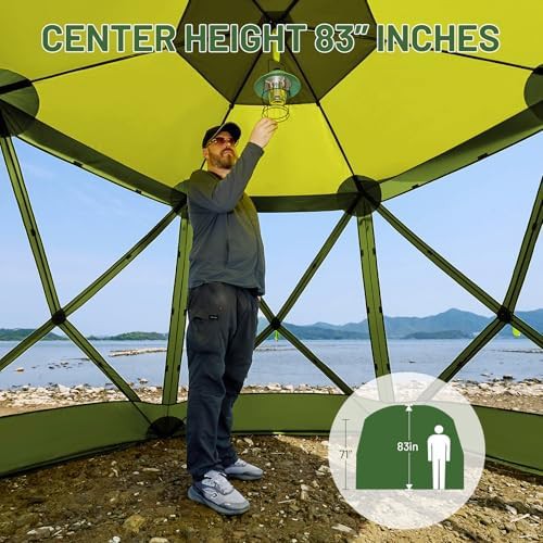 Green pop up gazebo canopy tent — photo 4
