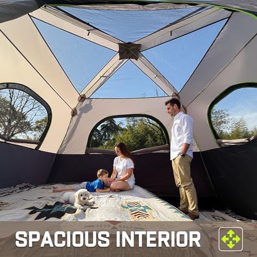 Six person instant camping tent with rainfly — photo 5