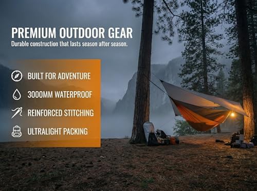 Waterproof Nylon Hammock Rain Tarp — photo 5
