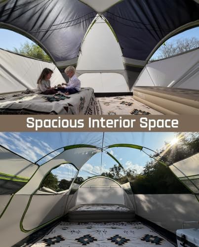 Extended Eight Person Dome Tent with Three Rooms — photo 3