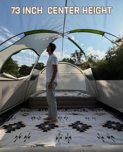 Extended Eight Person Dome Tent with Three Rooms — photo 5
