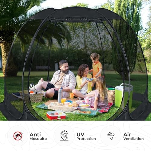 Black UV Resistant Pop Up Screen Room — photo 5