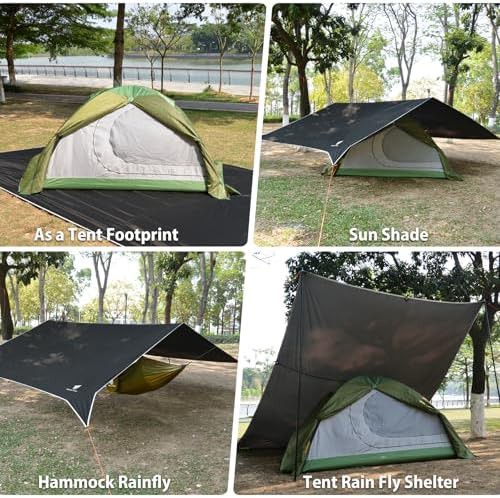 Waterproof Hammock Rain Fly Tarp — photo 5