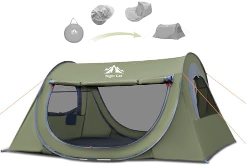 Instant Waterproof Tunnel Camping Tent