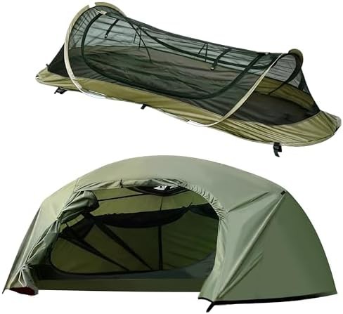 Army green pop up bivy tent