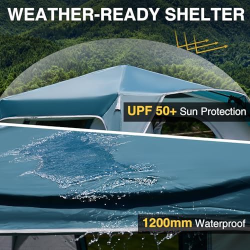 Instant Six Person Tent with Rainfly — photo 5