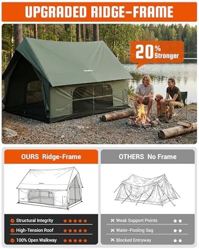 Canvas Hot Tent with Integrated Stove Jack — photo 3