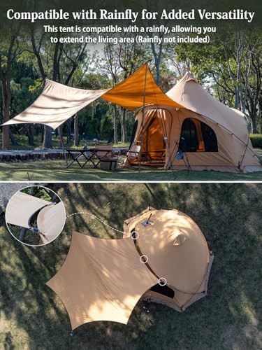 Four person polycotton canvas bell tent — photo 4