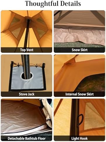 Four person polycotton canvas bell tent — photo 5