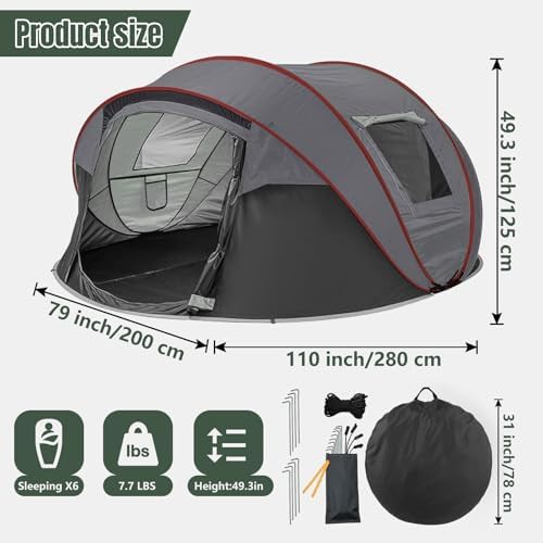 Instant Pop Up Family Dome Tent — photo 4