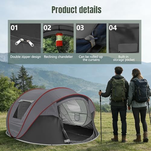 Instant Pop Up Family Dome Tent — photo 5