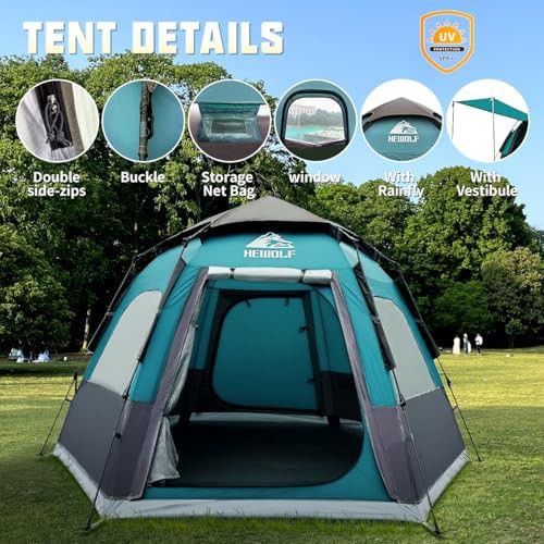 Hexagonal dome instant waterproof tent — photo 3