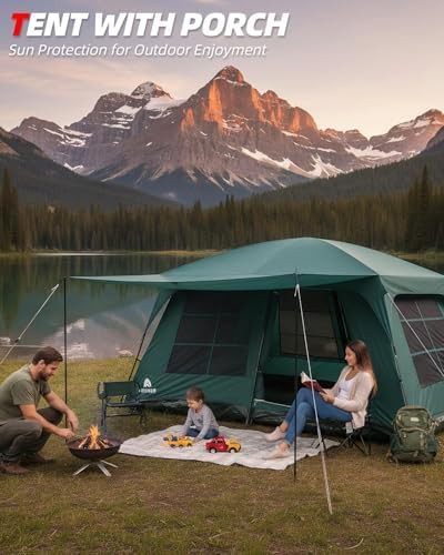 Two room family cabin tent with porch — photo 5