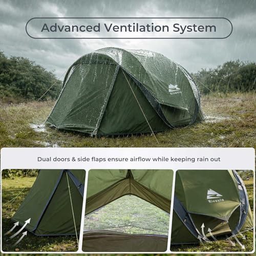 Four person pop up tent with skylight — photo 4