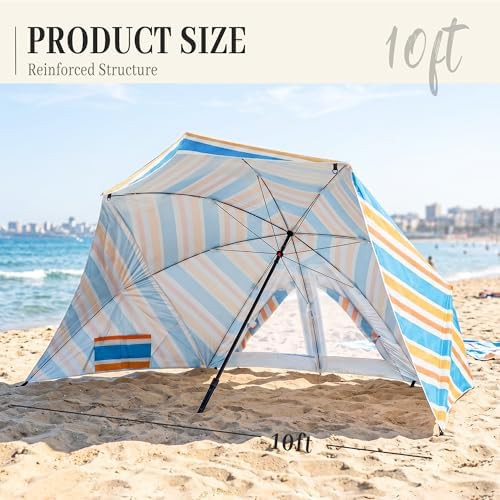 Holiday Glow Beach Tent Sun Shelter — photo 3