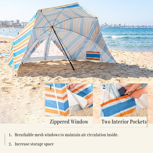 Holiday Glow Beach Tent Sun Shelter — photo 5