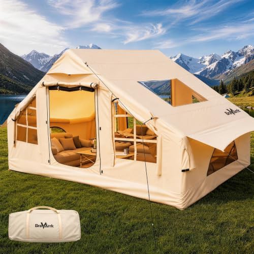 Compact Inflatable Tent with Skylight