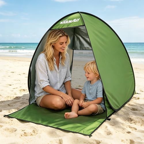 Green pop up beach sun shelter — photo 4