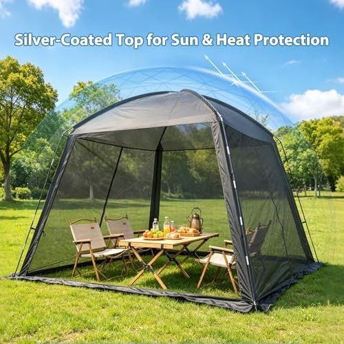 Extra large black mesh mosquito canopy — photo 3