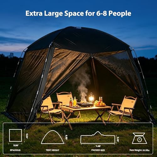 Extra large black mesh mosquito canopy — photo 4