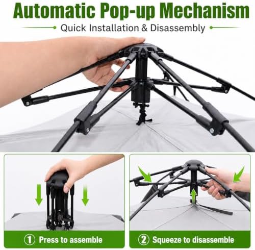 Waterproof three person tent with porch — photo 5
