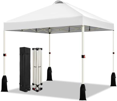 White Instant Portable Canopy 10x10
