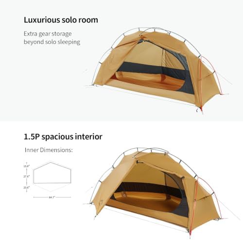 Ultralight 1 Person Backpacking Tent — photo 5