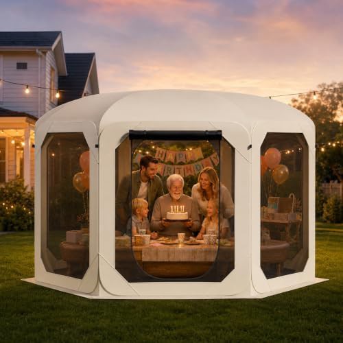 Portable Windproof Canopy Screen House 10x10 — photo 4