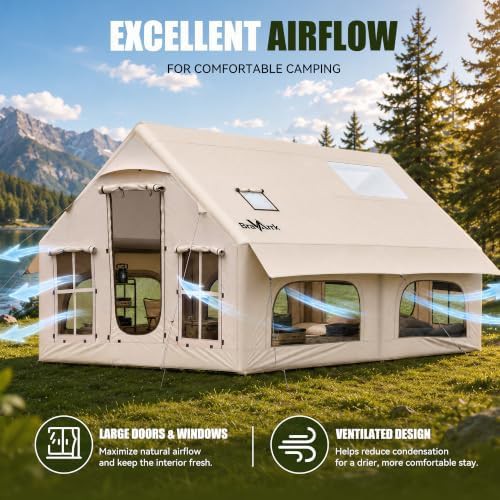 Large Oxford Cloth Inflatable Glamping Tent — photo 4