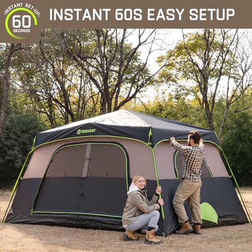 Instant four person camping shelter with rainfly — photo 4