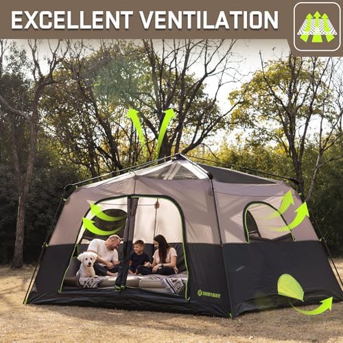 Instant four person camping shelter with rainfly — photo 5